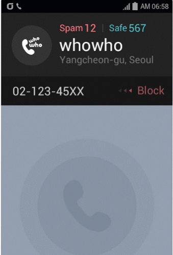 whowho – Caller ID & Block