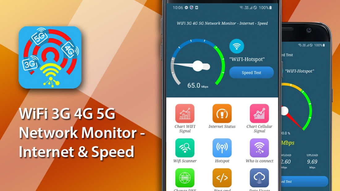 WiFi 3G 4G 5G Network Monitor Free Download