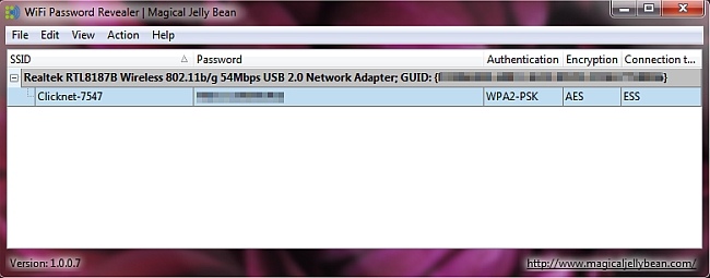 WiFi password revealer