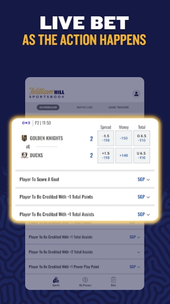 William Hill Nevada Sportsbook 10.4.7 Screenshot