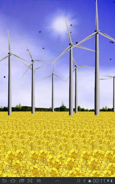wind turbine 3d live wallpaper