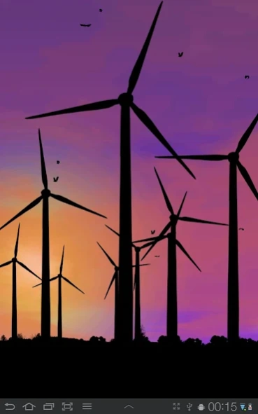 wind turbine live wallpaper