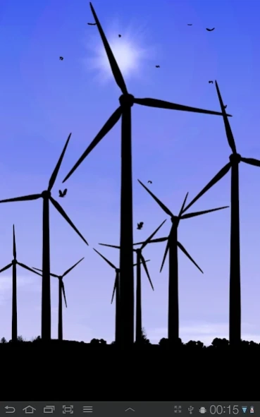 wind turbine 3d live wallpaper