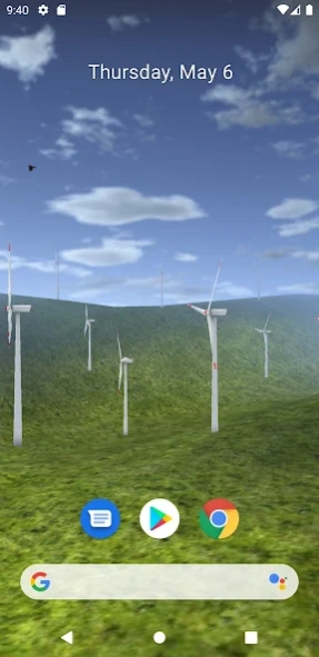 wind turbine live wallpaper