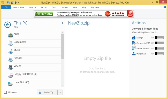 WinZip 28.0.15620.0 Free Download