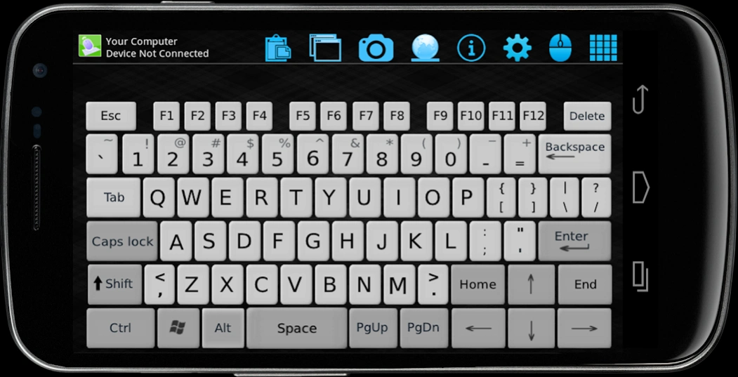Wireless Mouse Keyboard Screenshot