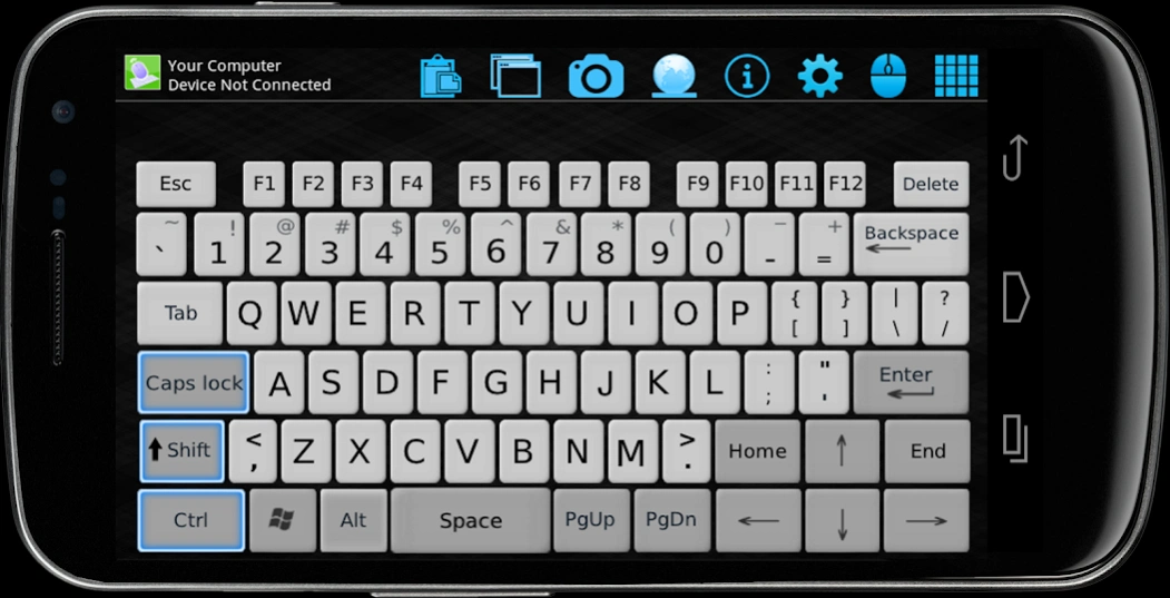 Wireless Mouse Keyboard Screenshot
