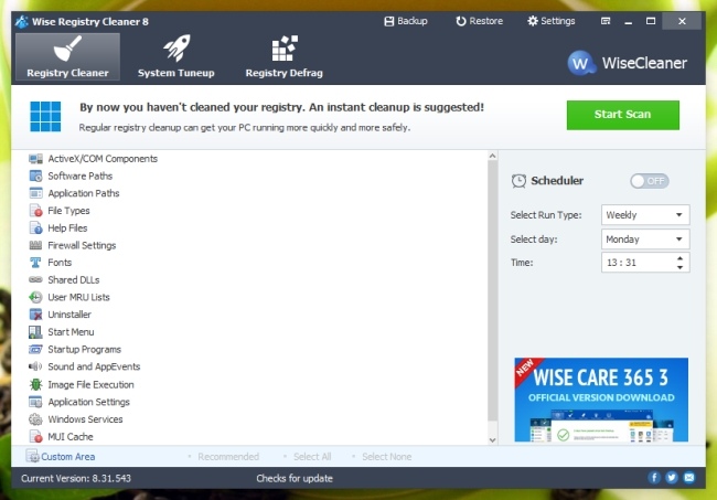 Wise Registry Cleaner