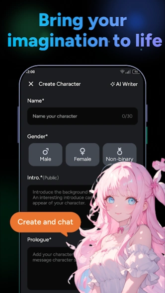 Hiyaa.AI - Character Chat Bot 2.1.11 Screenshot