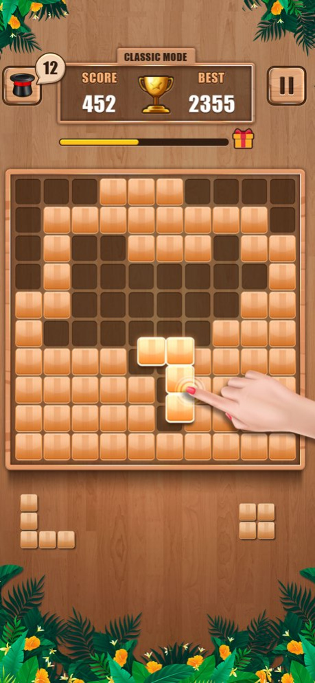 Wooden 100 Block Puzzle Game 3.0 Screenshot