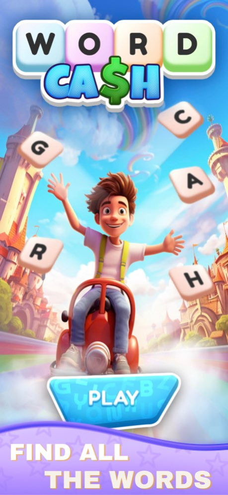 Word Cash! Real Cash Prizes 1.1 Screenshot