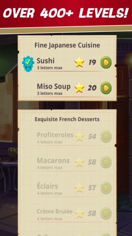 Word Chef Mania: Puzzle Search Screenshot
