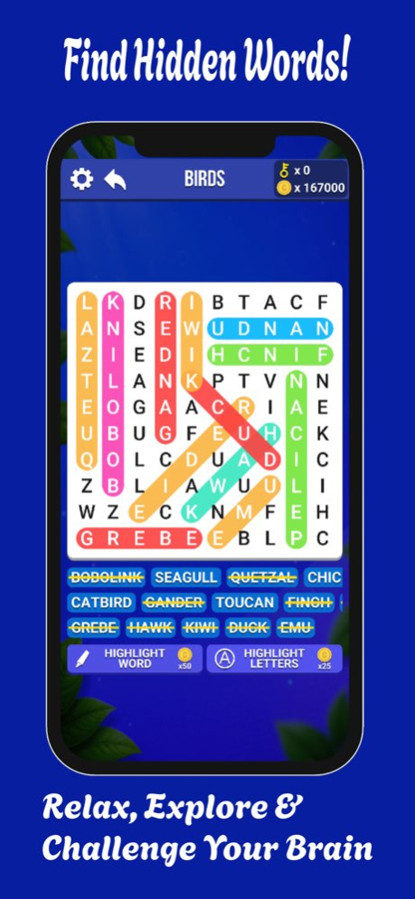 WordVista: Word Search 1.9 Screenshot