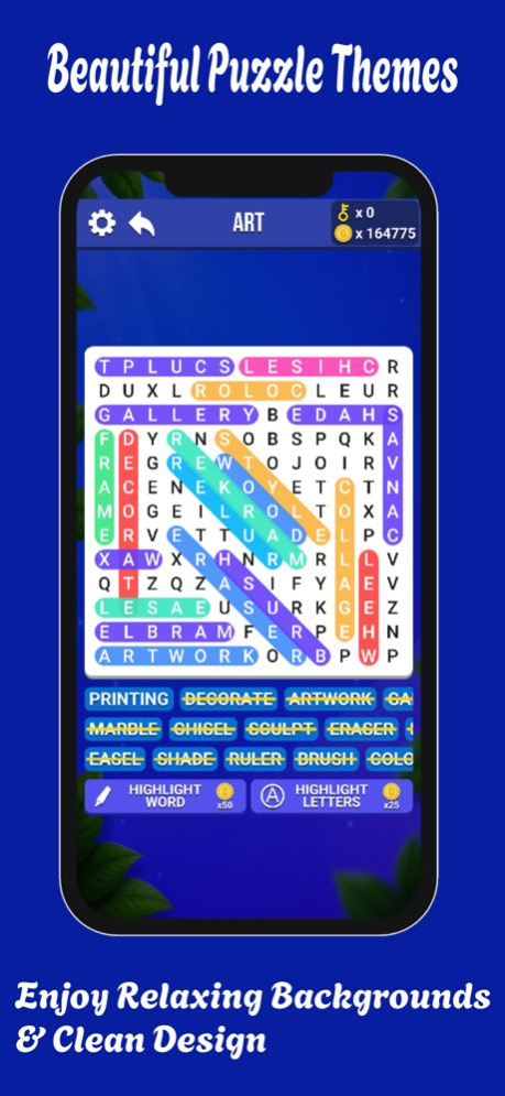 WordVista: Word Search 1.9 Screenshot