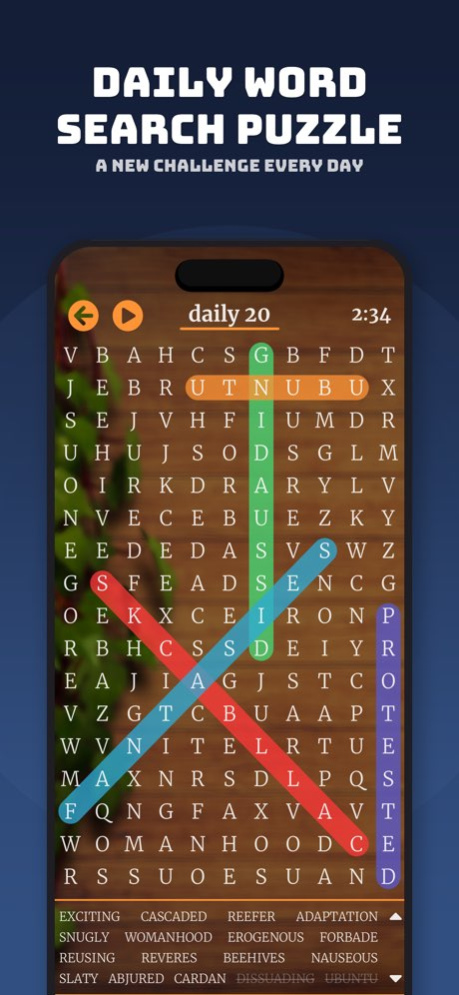 Word Search - Infinite puzzles 5.0 Screenshot