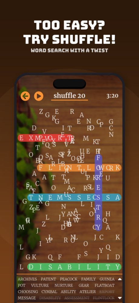 Word Search - Infinite puzzles 5.0 Screenshot