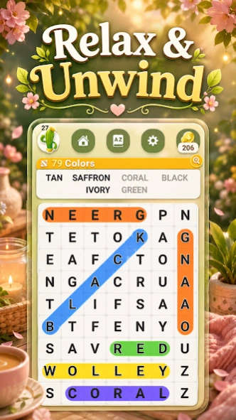 Word Search Nature Puzzle Game 5.5.1 Screenshot