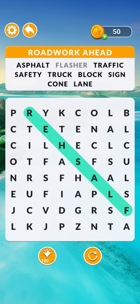 Word Search Puzzle - Scenery 1.0.7 Screenshot