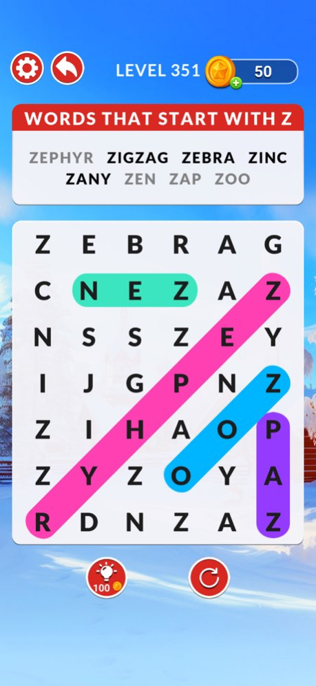 Word Search Puzzle - Scenery 1.0.7 Screenshot