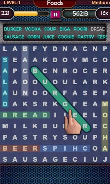 Review Screenshot - Word Puzzle – Can You Find all the Hidden Words