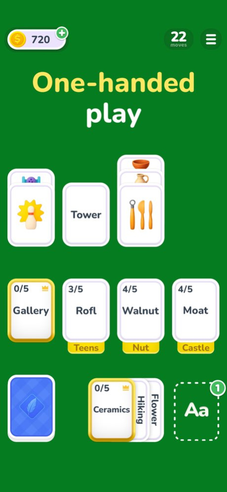 Word Solitaire: Categories 1.3.1 Screenshot