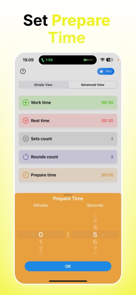 Interval Exercise Timer ™ 1.1.0 Screenshot