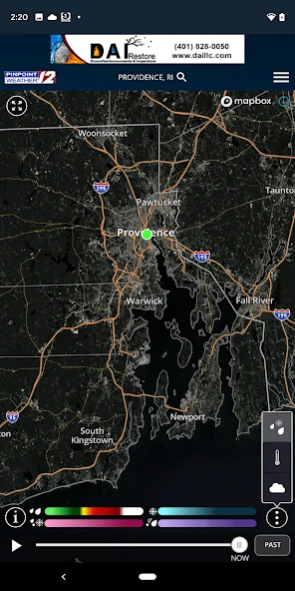 WPRI Pinpoint Weather 12 Screenshot