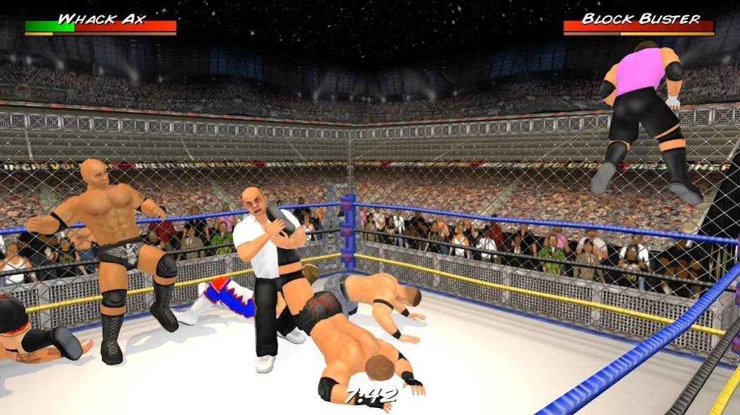 Review Screenshot - Wrestling Game – Enjoy Wrestling in the Ring and From Backstage