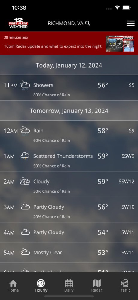 WWBT First Alert Weather 6.2.604 Screenshot