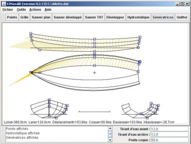 X3NavalD, boat design software 0.2 Free Download