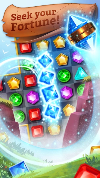 Review Screenshot - Match-3 Game – Match Gems and Collect Your Bounty