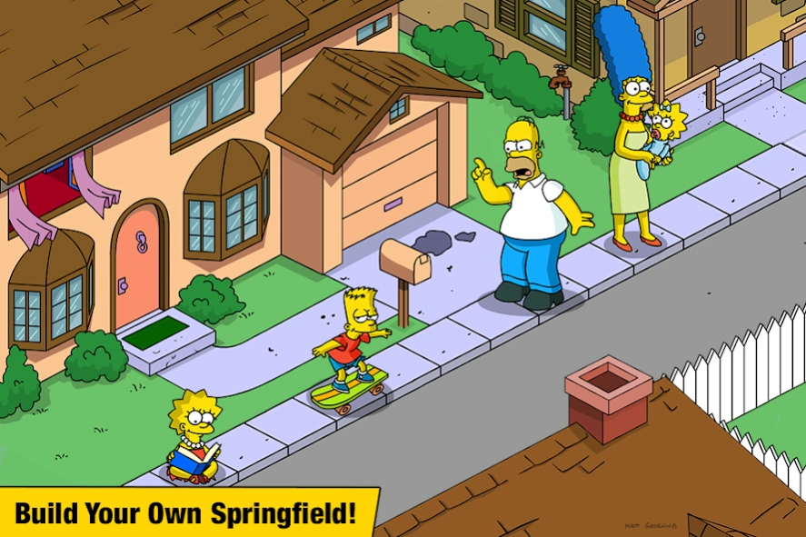 Review Screenshot - Cartoon Game – Help the Simpsons in Rebuilding Springfield