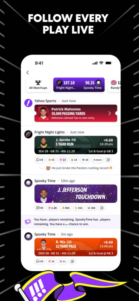 Yahoo Fantasy Sports: NFL, MLB 12.10.1 Screenshot