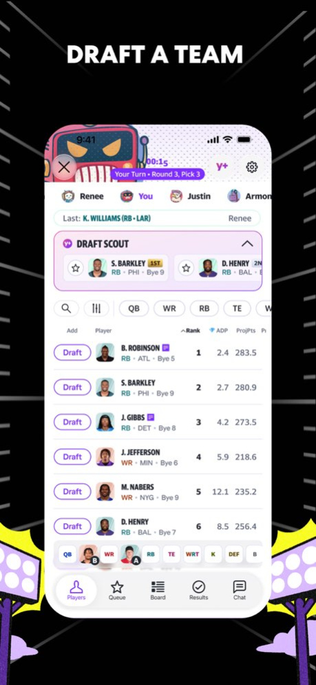 Yahoo Fantasy Sports: NFL, MLB 12.11.0 Screenshot