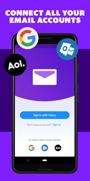 Yahoo Mail Go- Organized Email Screenshot