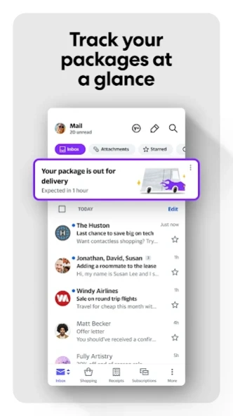 Review Screenshot - A leaner Yahoo mail?