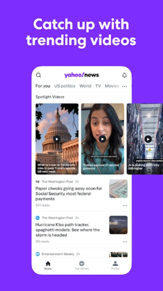 Review Screenshot - Yahoo App – Latest News At Your Fingertips
