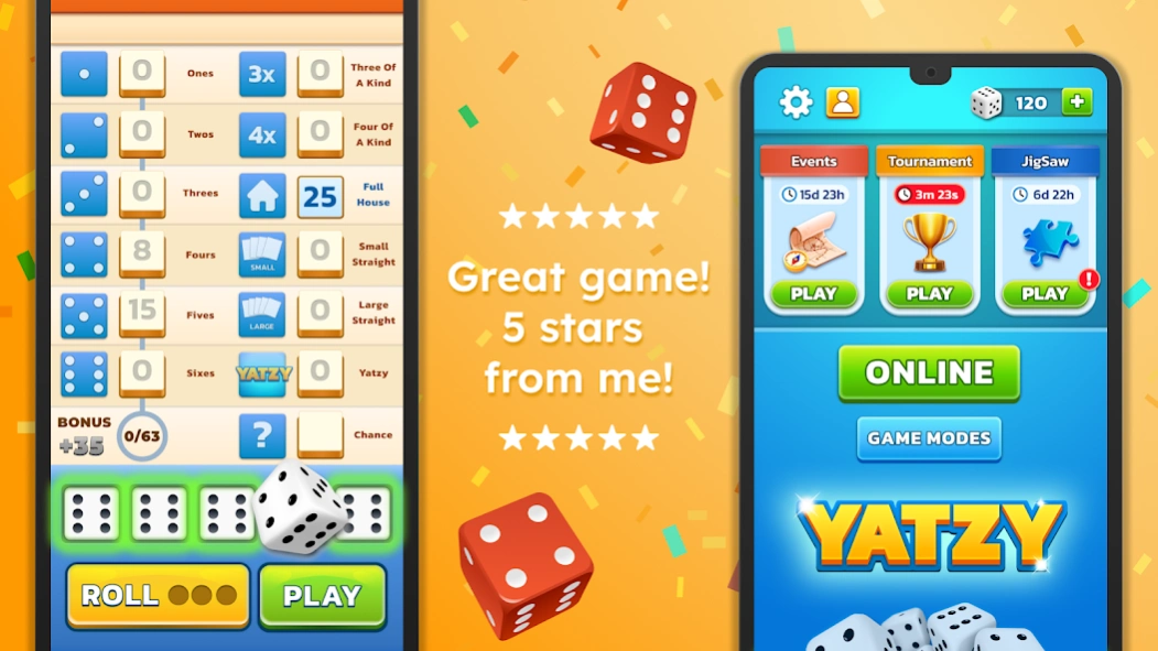 Yatzy - Fun Classic Dice Game 4.0.0 Screenshot