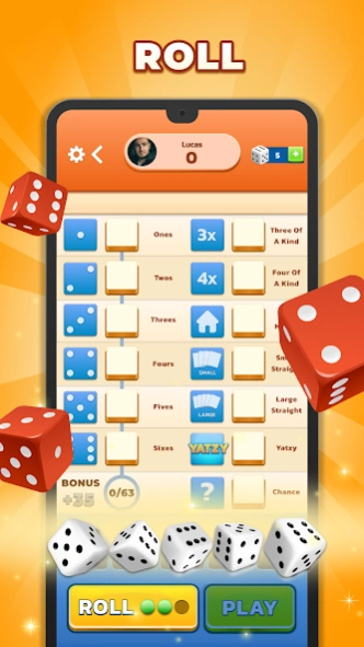 Yatzy - Fun Classic Dice Game 4.0.0 Screenshot