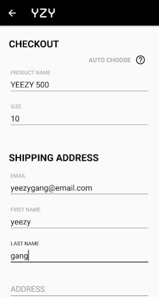 Yeezy supply autofill cheap