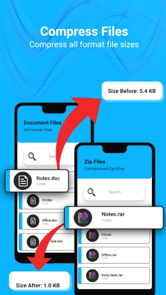 Zip File Reader: Zip Unzip App 2.2 Screenshot