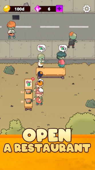 Zombie Food Bar: Tycoon Idle 1.2.3.3 Screenshot