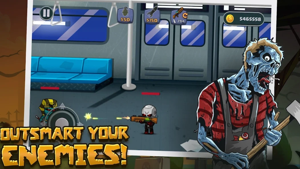 Zombie War | Shooter Game 2D 1.2.6 Screenshot